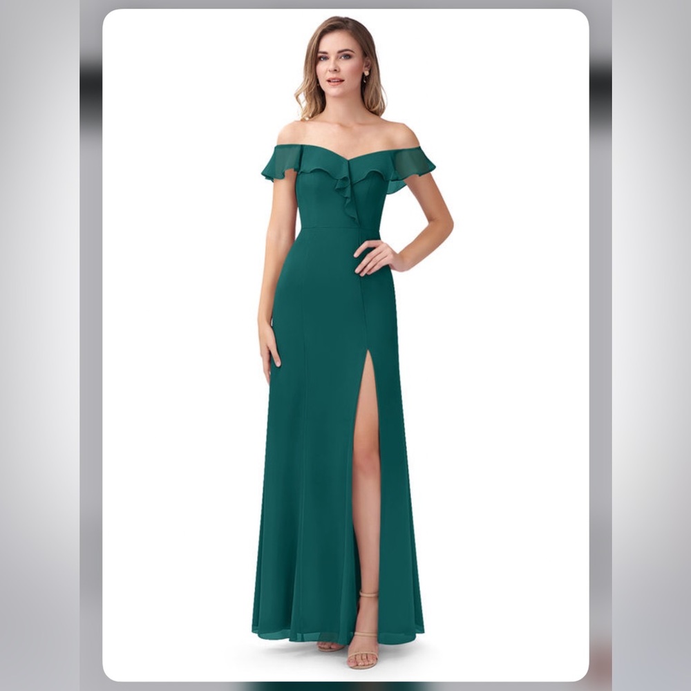 Azazie Sophie Peacock 4 Bridesmaid Dress
